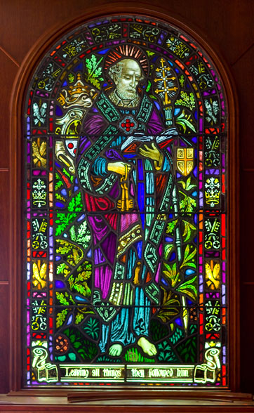 Stained Glass window of St. Peter